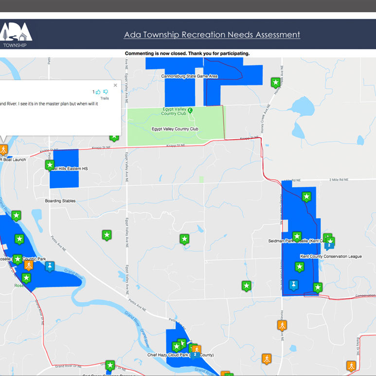 Ada Township, Mi Parks and Recreation Needs Assessment Community Remarks